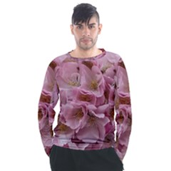 Cherry-blossoms Men s Long Sleeve Raglan Tee