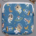 Seamless-pattern-funny-astronaut-outer-space-transportation Mini Square Pouch View2