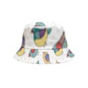 Seamless-pattern-with-hand-drawn-bird-black Bucket Hat (Kids) View2