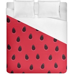 Seamless-watermelon-surface-texture Duvet Cover (california King Size) by Simbadda