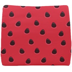 Seamless-watermelon-surface-texture Seat Cushion by Simbadda