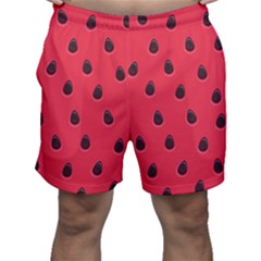 Seamless-watermelon-surface-texture Men s Shorts by Simbadda