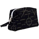 Abstract-math Pattern Wristlet Pouch Bag (Large) View1