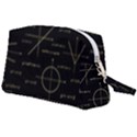 Abstract-math Pattern Wristlet Pouch Bag (Large) View2