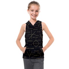 Abstract-math Pattern Kids  Sleeveless Hoodie