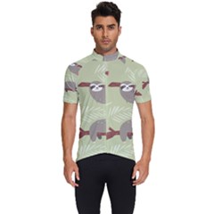 Sloths-pattern-design Men s Short Sleeve Cycling Jersey by Simbadda