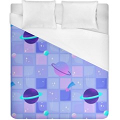 Seamless-pattern-pastel-galaxy-future Duvet Cover (california King Size) by Simbadda