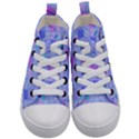 Seamless-pattern-pastel-galaxy-future Kids  Mid-Top Canvas Sneakers View1