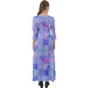 Seamless-pattern-pastel-galaxy-future Button Up Maxi Dress View2