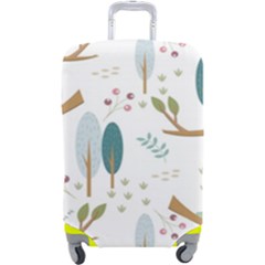 Pattern-sloth-woodland Luggage Cover (large) by Simbadda