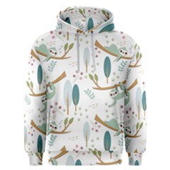 Pattern-sloth-woodland Men s Overhead Hoodie