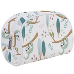 Pattern-sloth-woodland Make Up Case (large)