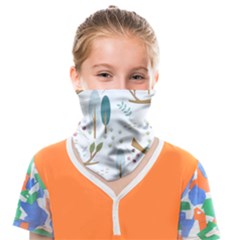 Pattern-sloth-woodland Face Covering Bandana (kids) by Simbadda