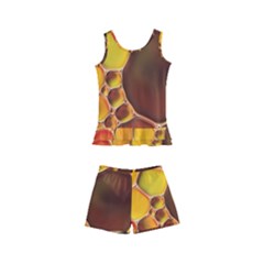 Abstract Oil Painting Kids  Boyleg Swimsuit by Excel