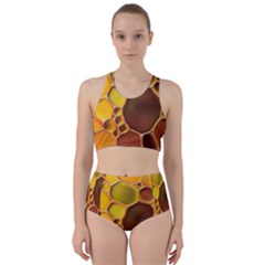 Abstract Oil Painting Racer Back Bikini Set by Excel