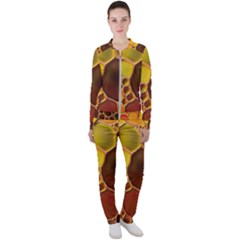 Abstract Oil Painting Casual Jacket And Pants Set by Excel