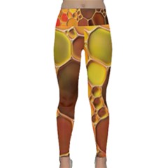 Abstract Oil Painting Lightweight Velour Classic Yoga Leggings by Excel