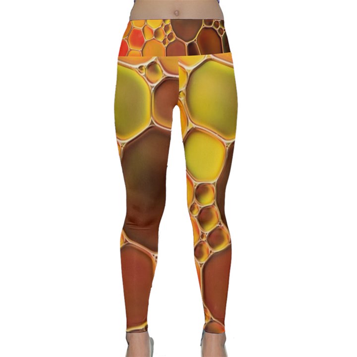 Abstract Oil Painting Lightweight Velour Classic Yoga Leggings