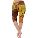 Abstract Oil Painting Lightweight Velour Cropped Yoga Leggings View4