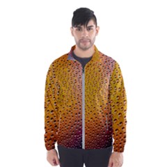 Rain Drop Abstract Design Men s Windbreaker