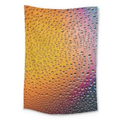 Rain Drop Abstract Design Large Tapestry