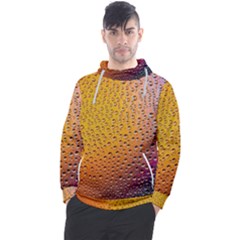 Rain Drop Abstract Design Men s Pullover Hoodie