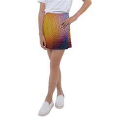 Rain Drop Abstract Design Kids  Tennis Skirt by Excel