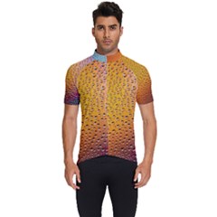 Rain Drop Abstract Design Men s Short Sleeve Cycling Jersey by Excel