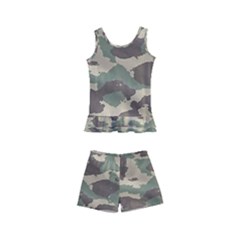 Camouflage Design Kids  Boyleg Swimsuit by Excel