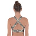 Camouflage Design Cross Back Sports Bra View2