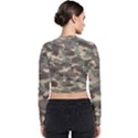 Camouflage Design Long Sleeve Zip Up Bomber Jacket View2