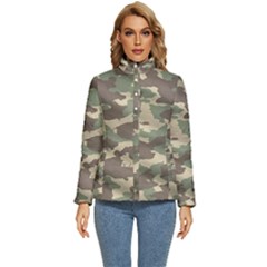 Camouflage Design Women s Puffer Bubble Jacket Coat by Excel