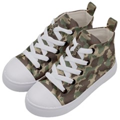 Camouflage Design Kids  Mid-top Canvas Sneakers by Excel