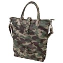 Camouflage Design Buckle Top Tote Bag View1