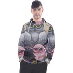 Graffiti Owl Design Men s Pullover Hoodie