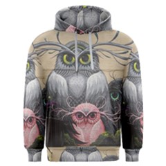 Graffiti Owl Design Men s Overhead Hoodie