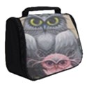 Graffiti Owl Design Full Print Travel Pouch (Small) View2