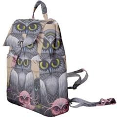 Graffiti Owl Design Buckle Everyday Backpack by Excel