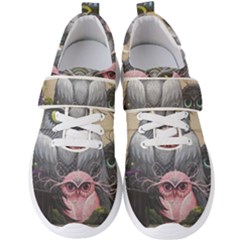 Graffiti Owl Design Men s Velcro Strap Shoes by Excel