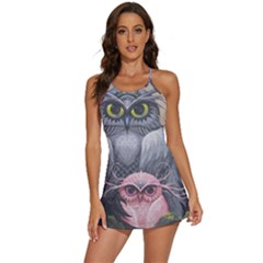 Graffiti Owl Design 2-in-1 Flare Activity Dress by Excel