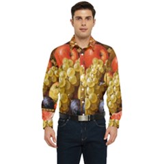 Fruits Men s Long Sleeve Pocket Shirt  by Excel