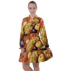 Fruits All Frills Chiffon Dress by Excel