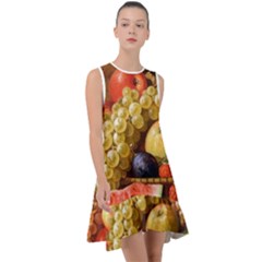 Fruits Frill Swing Dress