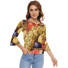 Fruits Bell Sleeve Top