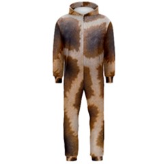 Giraffe Skin Design Hooded Jumpsuit (men)