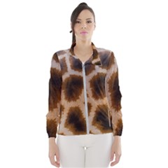 Giraffe Skin Design Women s Windbreaker