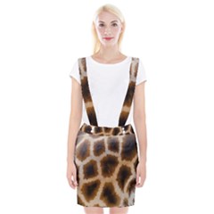 Giraffe Skin Design Braces Suspender Skirt by Excel