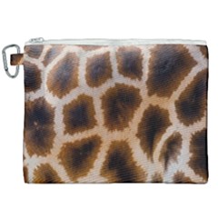 Giraffe Skin Design Canvas Cosmetic Bag (xxl) by Excel