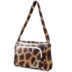 Giraffe Skin Design Front Pocket Crossbody Bag by Excel