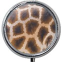 Giraffe Skin Design Mini Round Pill Box View1